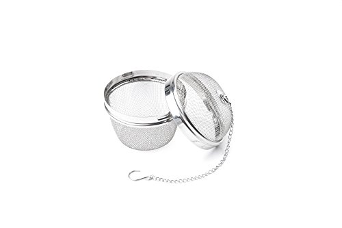 Fox Run - 5143 Fox Run Spice Infuser/Tea Ball, 3 x 3 x 3 inches, Metallic