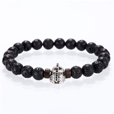 Amazon.com: BATOP Stone Bracelet/Men/for Women/Natural/Lava ...