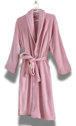 Roupão Microfibra Feminino Masculino Unissex Adulto Quentinho Inverno Frio Super Macio Confortável Antialérgico Secagem Rápida Saída de Banho Casa Hotel Enveloz