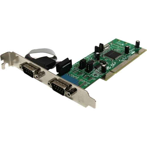 StarTech Tarjeta PCI 2 Serie DB9 RS422/485, UART 16C1050 (PCI2S4851050)