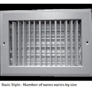 8 X 8 Duct Opening Size Air Register Adjustable Aluminum Louvers