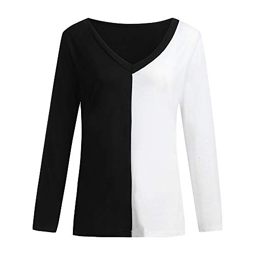 image for GOVOW Off Shoulder Sweaters for Women Black and White Plus Size Winter