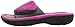 isotoner womens Adjustable Memory Foam W/ Smartdri Slide Slipper, Tickle Pink, 7.5-8 US