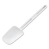 Rubbermaid Commercial Spoon-Shaped Spatula, 13 1/2 In, White - Includes One Each.