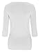 Long Sleeve T-Shirt for Women | White & Black Organic Cotton Tee