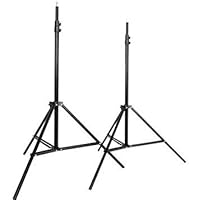 CowboyStudio Set of Two 7 feet Photography Light Stands with Cases