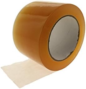 3" General Purpose Tan Clear Insulated Adhesive PVC Vinyl Sealing Coding Marking Electrical Tape (2.83 in 72MM) 36 yard 7 mil