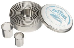 Click Here to See More Images Adcraft AT-5357 Biscuit Cutter Set Round