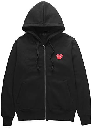 Comme des Garcons_CDG Play Peach Heart Sweater Men Women red Heart Jacket Hoodie