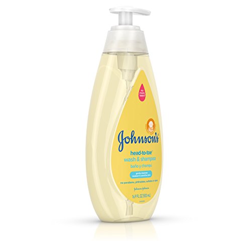 Johnson's Head-To-Toe Gentle Tear- Free Baby Wash & Shampoo for Baby's Sensitive Skin, 16.9 fl. oz - Pack of 3 - Thumbnail 6