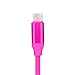 Mchoice for Samsung Galaxy S8 / S8+ Plus Type C USB-C Sync Charger Charging Power Cable (Hot Pink)