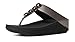 FitFlop Women's Rola Thong Sandals, Pewter, 6 M US