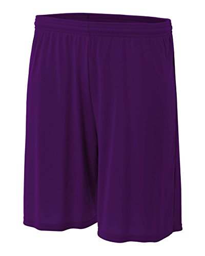 A4 Sportswear Purple Adult 2X 9 Performance Shorts Moisture Wicking All Season UPF 30+/No Pockets