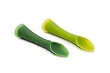 Baby Spoons, Training Teether, FDA Free Approved, BPA Free, Flexible, Bendable, Soft Silicone Tip, Perfect Baby Shower, Learner Spoons
