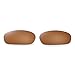 Walleva Polarized Brown Replacement Lenses for Oakley Square Wire 2.0