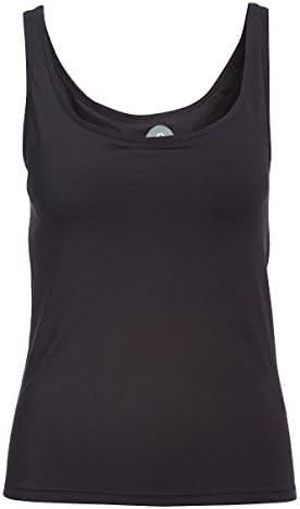 Covergirl Activewear Womens Premium Hidden Support Athletic Tank-Top (Small, Black)