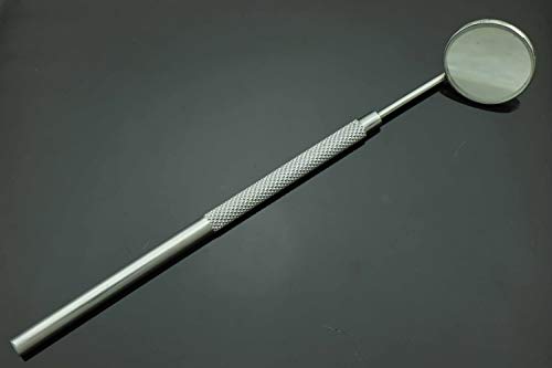 PBI 6.2 inch - Mouth Mirror Premium Quality Magnifying Glass Dental Mirror for Teeth Examining Periodontal Dentist Mirror - High Grade Stainless Steel - Thumbnail 4