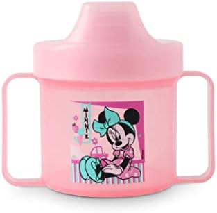 Disney Minnie Mouse Training Double Handle Sippy Cup, Spill Proof