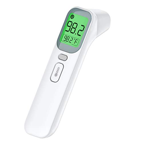 Vibeey Thermometer for Adults, Touchless Forehead and Ear Thermometer for Fever, 4 Modes Digital