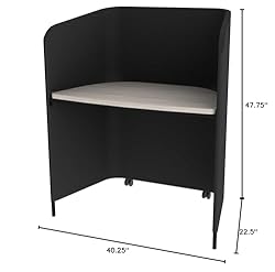 Learniture Workstation Privacy Carrel Study or Work