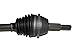 Detroit Axle - Front Right CV Axle for Ford 1996-2007 Taurus 1996-2005 Mercury Sable, Passenger Side CV Axle Shaft Assembly 1997 1998 1999 2000 2001 2002 2003 2004 2005 Replacement
