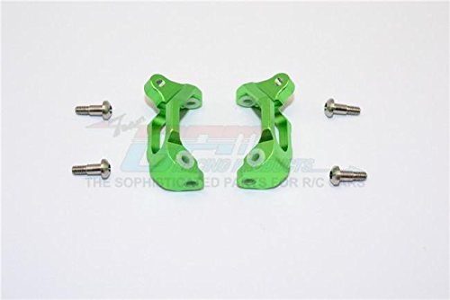 Axial Yeti Jr. SCORE Trophy Truck (AX90052) Upgrade Parts High Strength Aluminum Front C Hubs - 1Pr Set Green