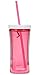 Contigo 16oz Shake n' Go Tumblers Watermelon & Clear, 2pack Includes Extra Straws