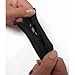 iJDMTOY Black Soft Silicone Smart Key Fob Cover Case, Compatible with Cadillac Escalade ATS CTS DTS XTS SRX, Compatible with Chevy C7 Corvette, etc