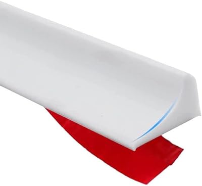 Zayejod 1M Silicone Shower Seal Strip White 20x12mm Bath Edging Beading