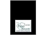 Accent Design Paper Accents ADP8511-25.802 Adpaperglossy8.5x11Black Cdstk Glossy 8.5x11 12Pt Black