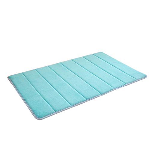 TADAMI Memory Foam Mat Absorbent Slip-Resistant Pad Bathroom Shower Bath Mats Home & Garden Home Textiles (Sky Blue)