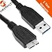 Storite OEM SuperSpeed USB 3.0 Cable A to Micro B - 1 Feet - 35cm - 0.35M Length - for WD/Seagate/Clickfree/Toshiba/Samsung External Hard Drives