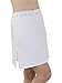 Vassarette Women's Adjustable Waist Half Slip 11073, White Ice-18 inch, Medium