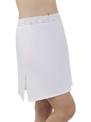 Vassarette Women's Adjustable Waist Half Slip 11073, White Ice-18 inch, Small - Thumbnail 3