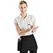 CLOCOR Server Apron with 3 Pockets – Black Waist Apron