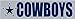 NFL Dallas Cowboys Decal Bumper Sticker, Team Color, One Size