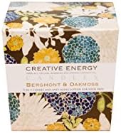 Organic 2 in 1 Body Lotion Candle, All Natural Scented Candles (Bergmont &amp; Oakmoss) Soy Wax Aromatherapy Candle -Lg Glass 9.5 oz- Hand Made in the USA by Creative Energy Candles