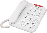 VTech CL1100 Corded Landline Phone with Big Button Visual Ring Indicator view 3