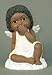 African American Figurine Speak No Evil Cherub