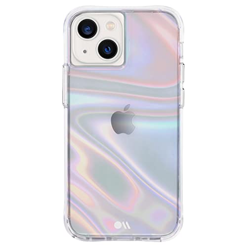 Case-Mate - SOAP Bubble - Case for iPhone 13 Mini - Iridescent Design - 10 ft D…
