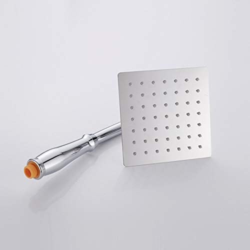 Square Rain Shower Head 304 Stainless Steel Ultra Thin Powerful High ...