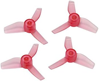 Rakonheli 31mm 3 Blade Clear Propeller (2CW+2CCW; 0.8mm Shaft) (Red) - Blade Inductrix/FPV