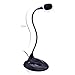 VAlinks® 3.5mm Stereo Plug Flexible Condenser Multimedia Microphone Desktop Mic with Wide Stand for PC Laptop Chatting, Skype, MSN, Yahoo Recording, Microsoft Cortana, Speech, Meeting, Conference