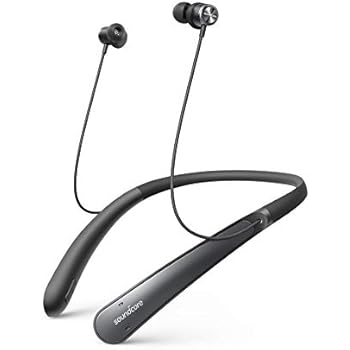 Bluetooth Neckband Headphones, Soundcore Life NC, Active Noise Cancelling Bluetooth Headset with Hi-Res Audio, Clear Calls, Transparency Mode, Multi-Device Connection, Flight Mode for Travel, Business