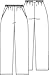 Cherokee Women's Workwear Scrubs Pull-On Pant (TALL SIZES), Royal, Large-Tall