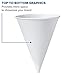 Solo 8R-2050 8 oz White Paper Cone Cups (Case of 2500)