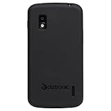 Diztronic Matte Back Black Flexible TPU Case for LG Nexus 4 - Retail Packaging