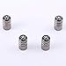 TK-KLZ 4Pcs Chrome Car Tire Valve Stem Caps for Honda Acura CDX MDX TLX NSX RDX RLX Decorative Accessories