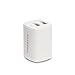 Tranesca Dual USB Travel Wall Charger with foldable plug for iPhone SE/6/6s,iPhone 5s/5, iPad Air / Pro / mini and More ( UL and FCC certified- 100% truly marked)-White