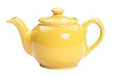 Fox Run Brands Earthenware Teapot, 55-Ounce, Yellow